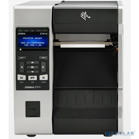 Принтер TT ZT610; 4", 203 dpi, Serial, USB, Ethernet, BT, USB Host