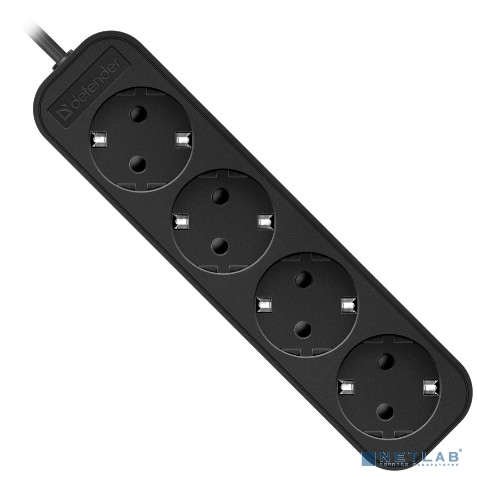 Defender Удлинитель M430 3.0 м, 4 розетки , с заземлением