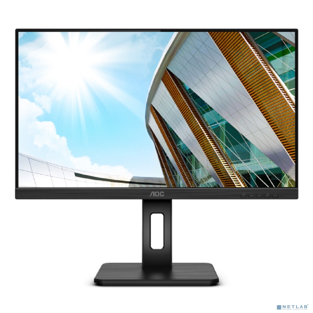LCD AOC 23.8" 24P2Q Black с поворотом экрана