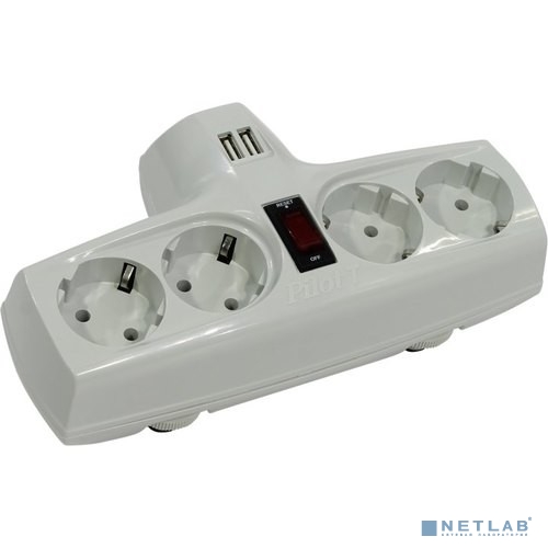 ZIS Сетевой фильтр Pilot T+ 2USB