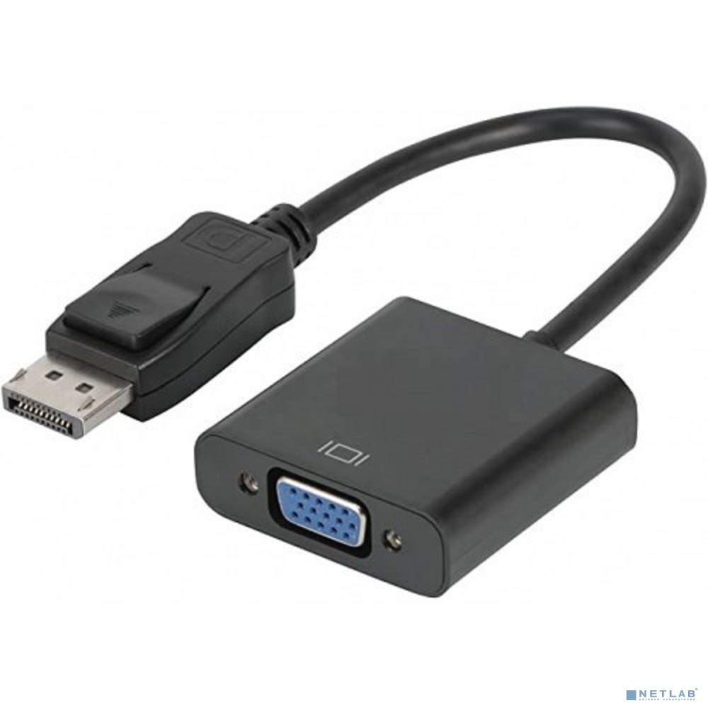 KS-is KS-454 Переходник DisplayPort VGA 20M-15F