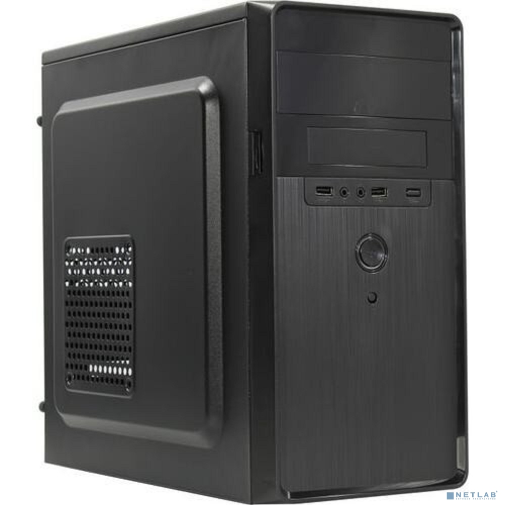 Exegate EX286412RUS Корпус Minitower ExeGate BA-309 (mATX, без БП, 2*USB, HD аудио, черный)