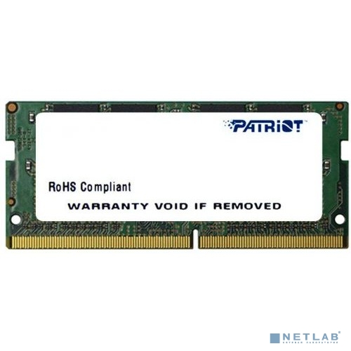 Память DDR4 16Gb 2666MHz Patriot PSD416G266681S RTL PC4-21300 CL19 SO-DIMM 260-pin 1.2В