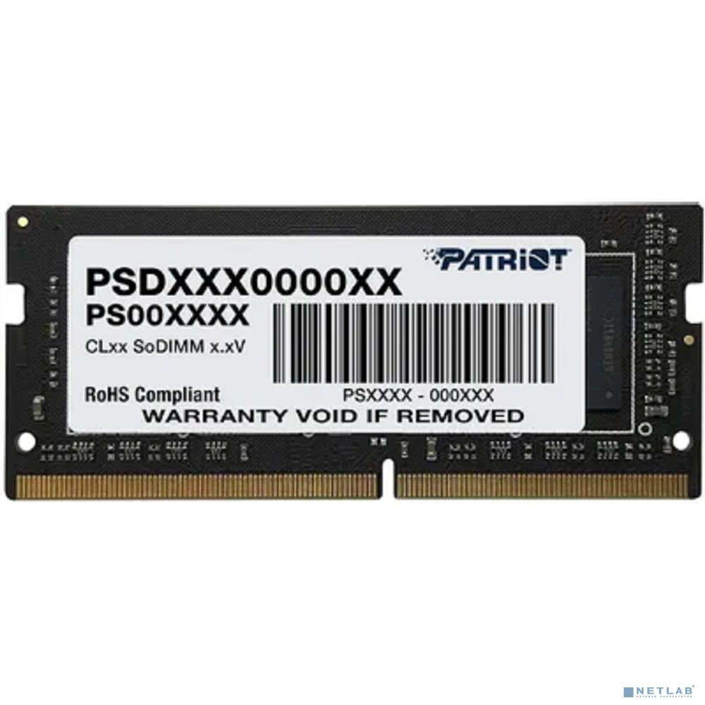 Patriot DDR4 SODIMM 8GB 3200MHz PSD48G320081S