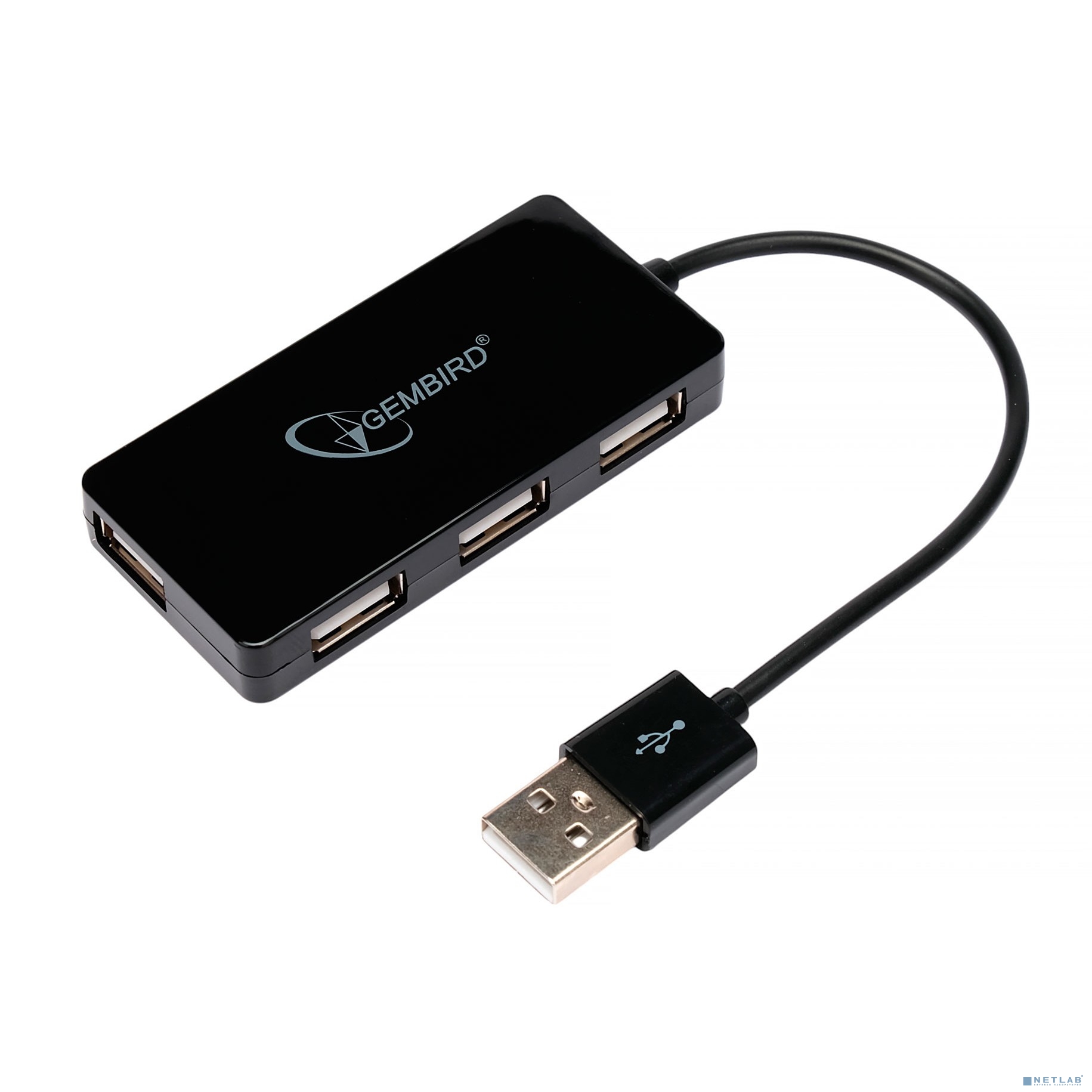 Gembird Концентратор USB 2.0 UHB-U2P4-03, 4 порта, блистер (UHB-U2P4-03)
