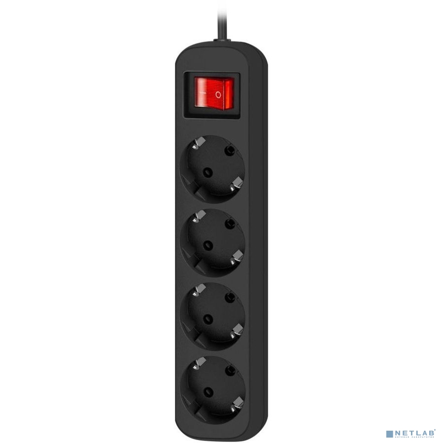 Defender Удлинитель G430 3.0 м, 4 розетки выключатель, с заземлением