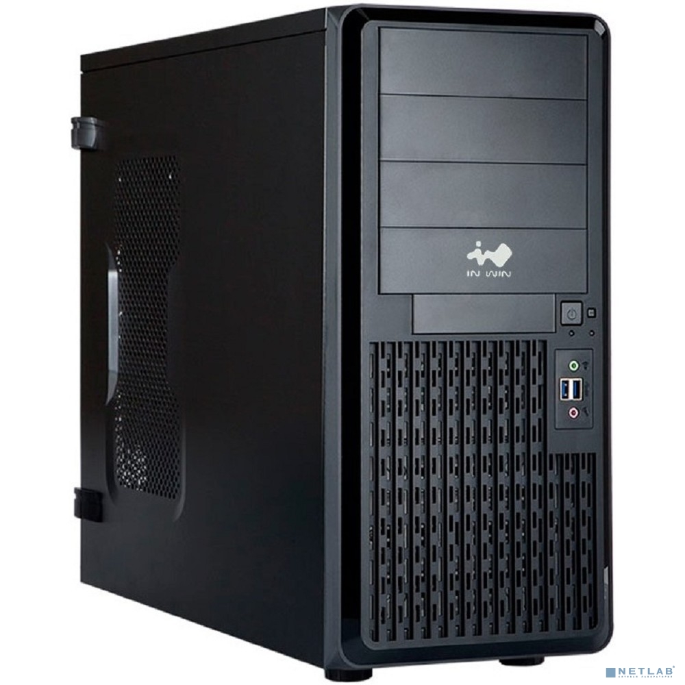 BigTower InWin PE689BL USB3.0*2+A(HD)+fron fan 120mm*1+rear fan 120mm*1+ 2*2SATA+1*1SATA+Intrusion Switch/ holes for SL20” RACKMOUNT w/o PSU