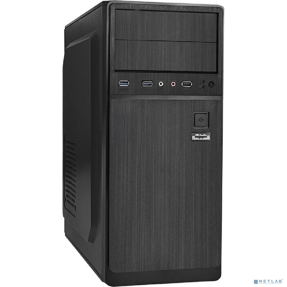 Exegate EX287145RUS Корпус Miditower ExeGate XP-402U2-600W-12 (ATX, XP600 с вент. 12см, 1*USB+2*USB3.0, аудио, черный)