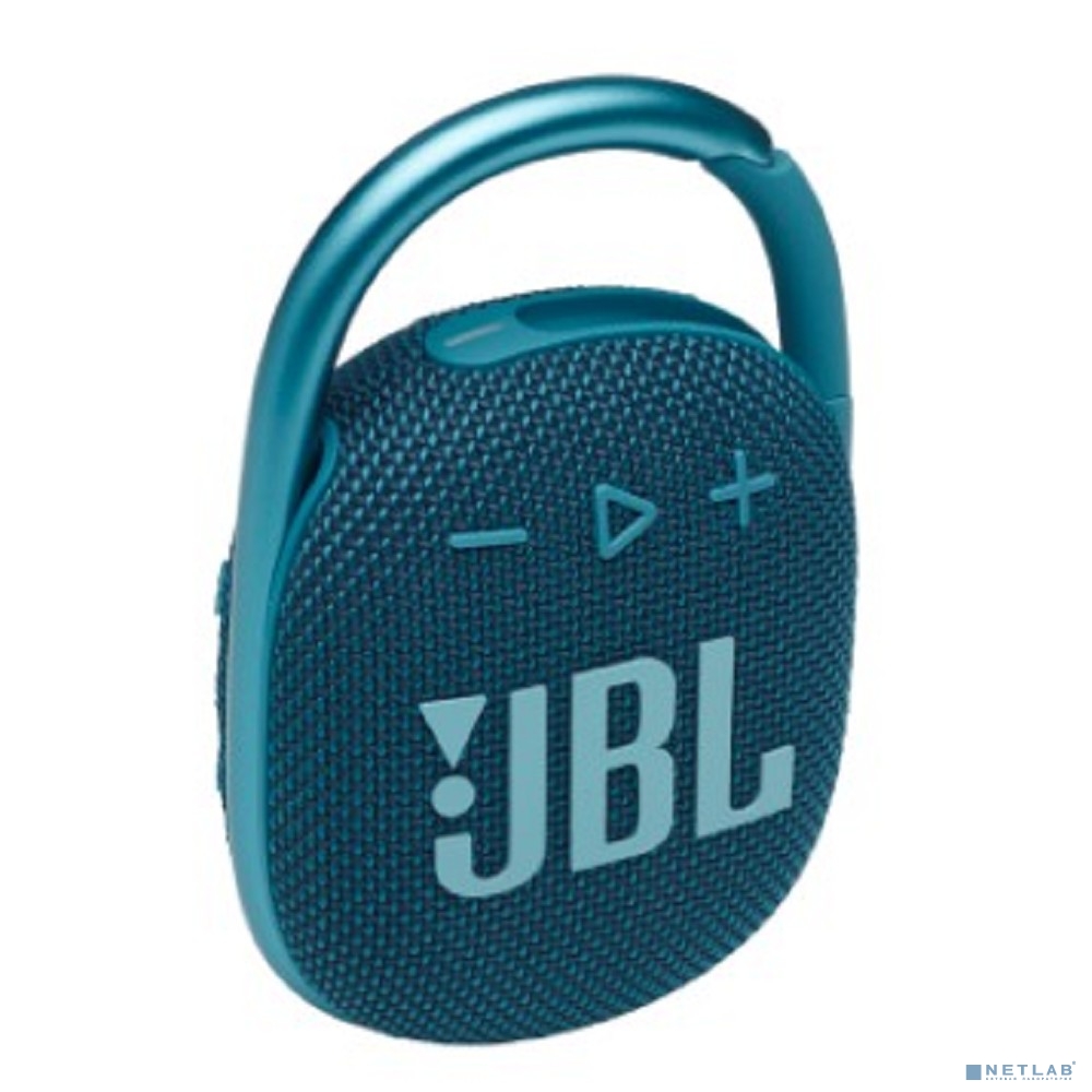 Динамик JBL Портативная акустическая система JBL CLIP 4, синяя (JBLCLIP4BLU)