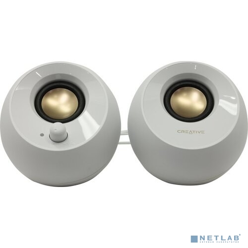 Creative PEBBLE MF1680 2.0 белый 4.4Вт