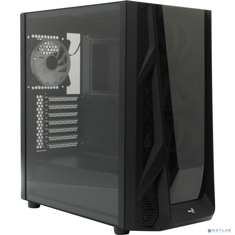 MidiTower AeroCool NightHawk Duo-G-BK-v1, без б/п 4710562752458