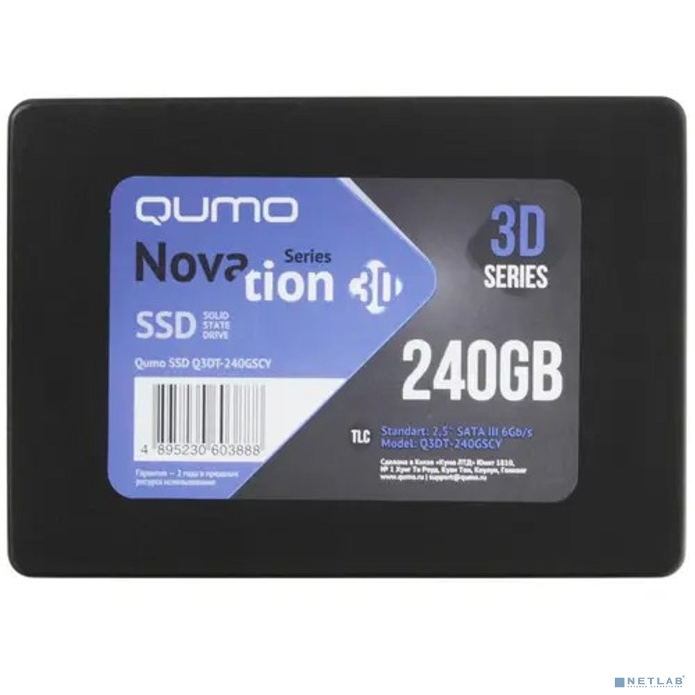 QUMO SSD 240GB Novation TLC Q3DT-240GSCY