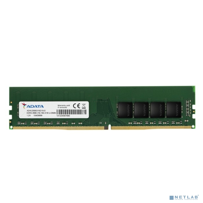 A-data DDR4 DIMM 8GB AD4U26668G19-SGN PC4-21300, 2666MHz