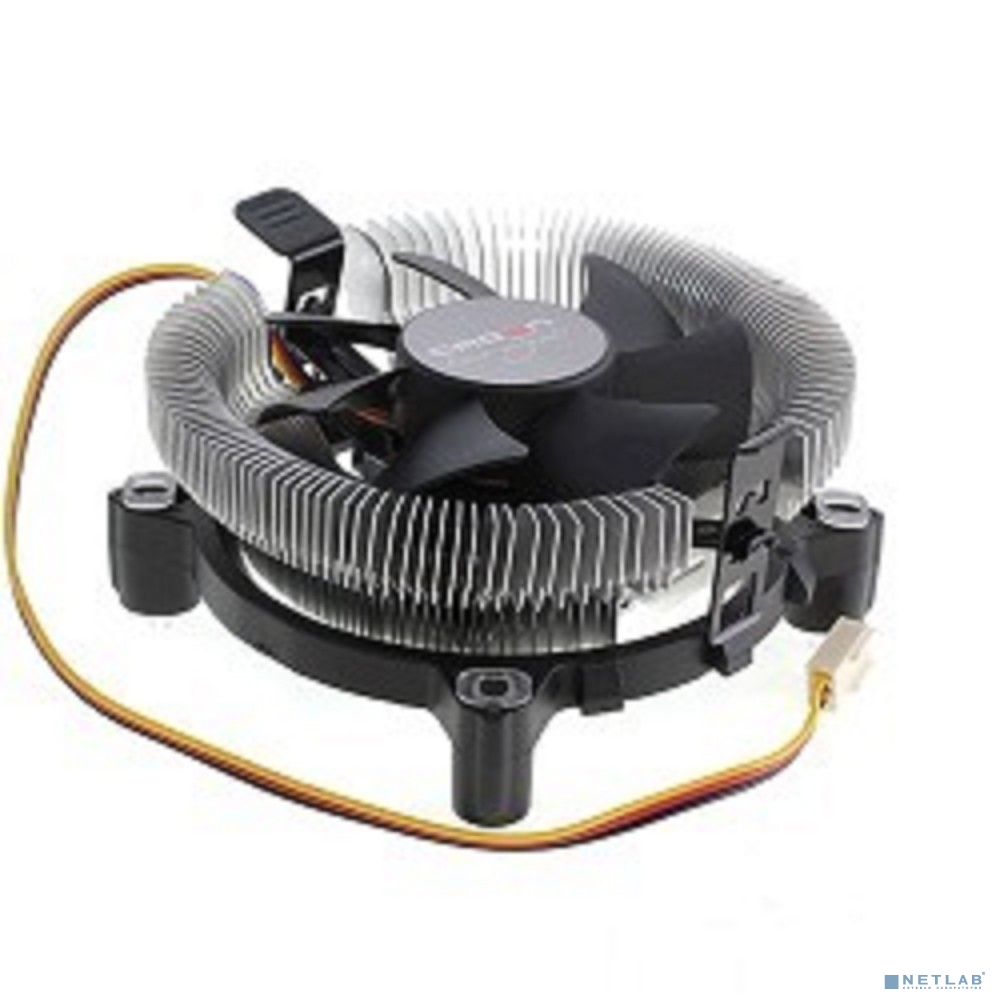 CROWN Кулер для процессора CM-80 (Для Intel и AMD, TDP до 65 Ватт, коннектор 3 pin, Низкая посадка радиатора , Гидродинамический подшипник, Размер: 115*103*42 мм, в белой упаковке) (OEM)