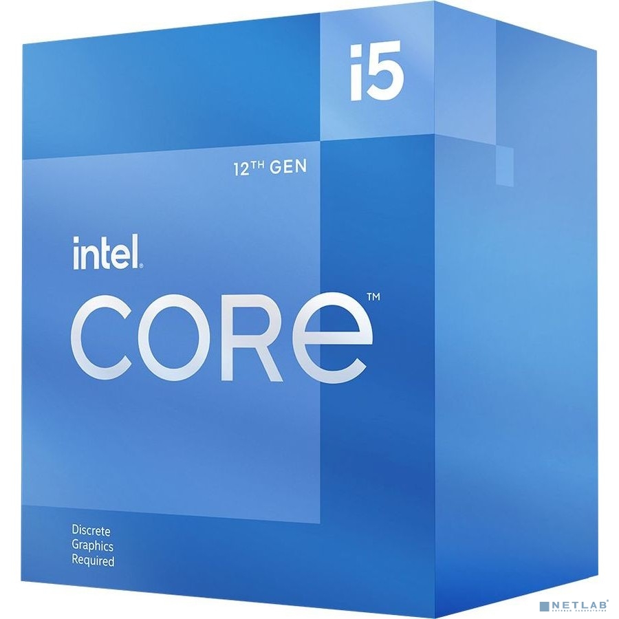 CPU Intel Core i5-12400F Alder Lake BOX (BX8071512400FSRL5Z/BX8071512400FSRL4W)