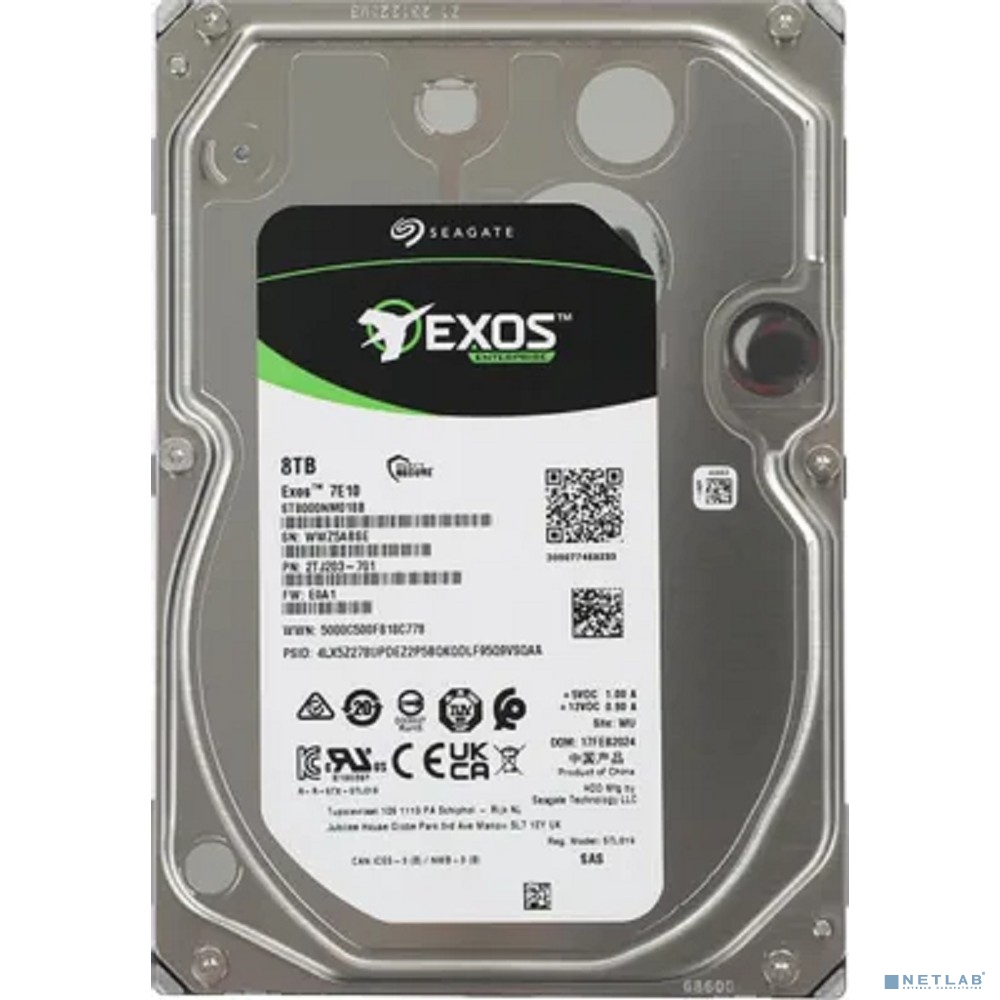 8TB Seagate HDD Server Exos 7E10 (ST8000NM018B)