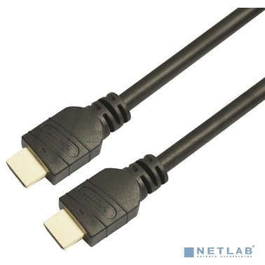 Кабель аудио-видео LAZSO WH-111 HDMI (m)/HDMI (m) 2м. Позолоченные контакты черный (WH-111(2M))