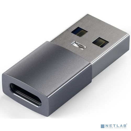 Satechi Адаптер Type-C USB Adapter USB 3.0 to Type-C, Серый ST-TAUCM
