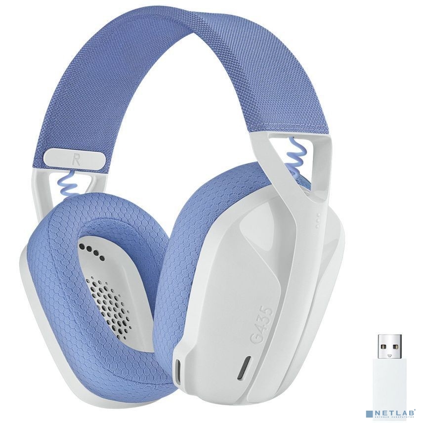 Logitech Headset G435 LIGHTSPEED Wireless Gaming WHITE - Retail