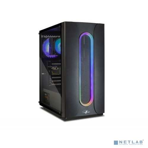 Корпус ATX Eurocase A10 без БП ARGB black