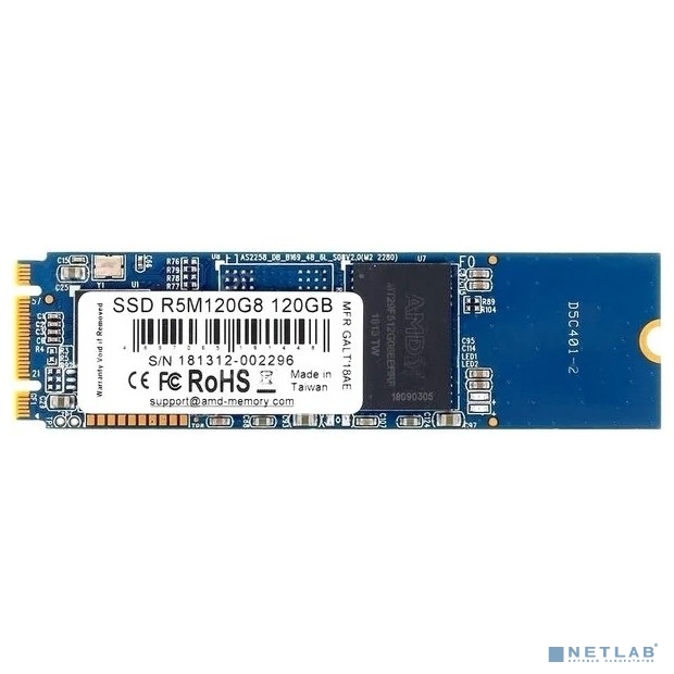 AMD SSD 120GB Radeon R5 Client, M.2, R5M120G8