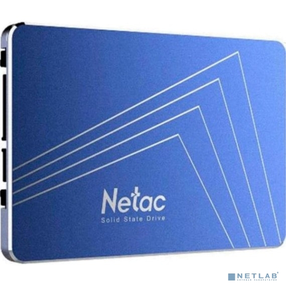 SSD 2.5" Netac 240Gb N535S Series <NT01N535S-240G-S3X> Retail (SATA3, up to 540/490MBs, 3D NAND, 140TBW, 7mm)