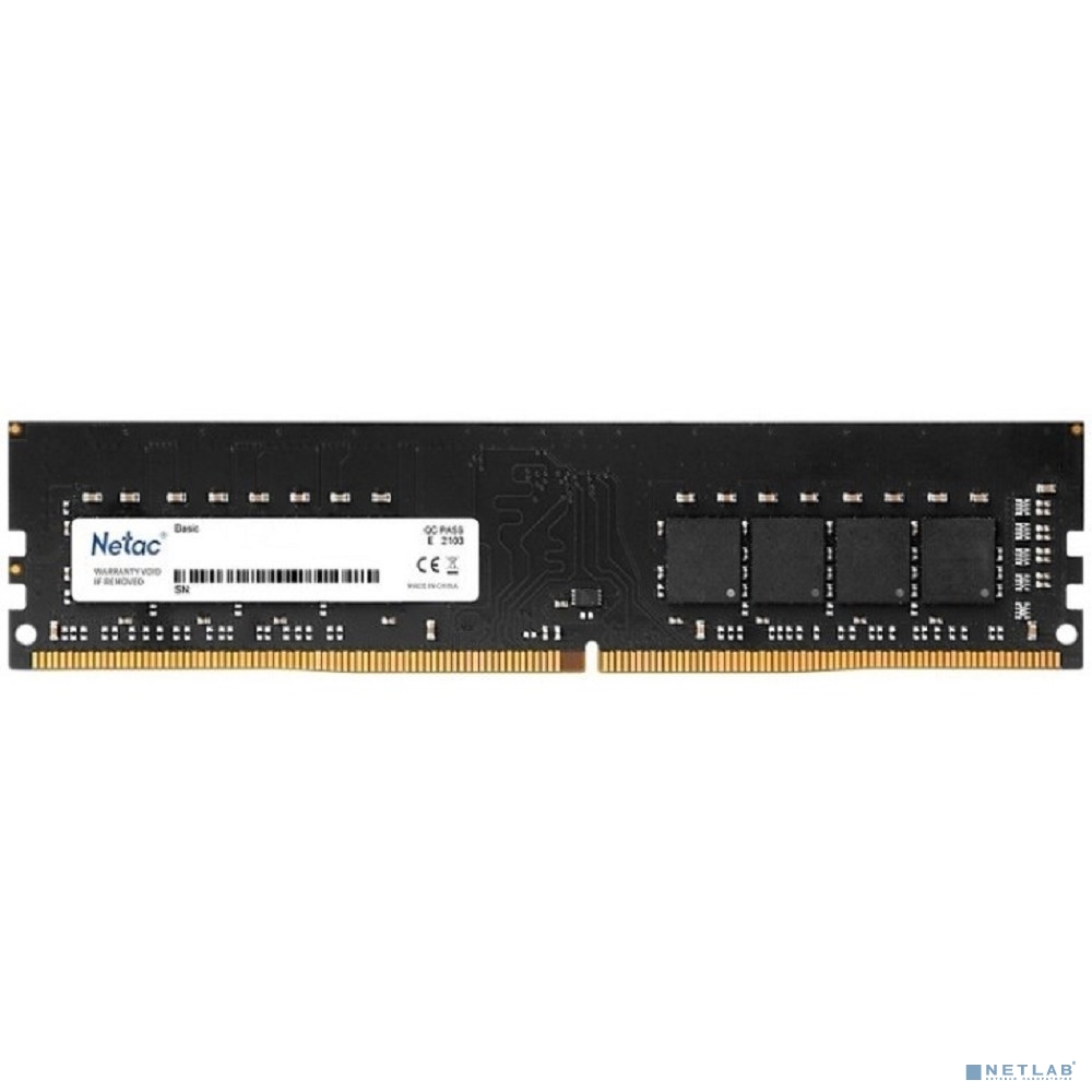 Netac DDR4 DIMM 8GB NTBSD4P32SP-08 PC4-25600, 3200MHz