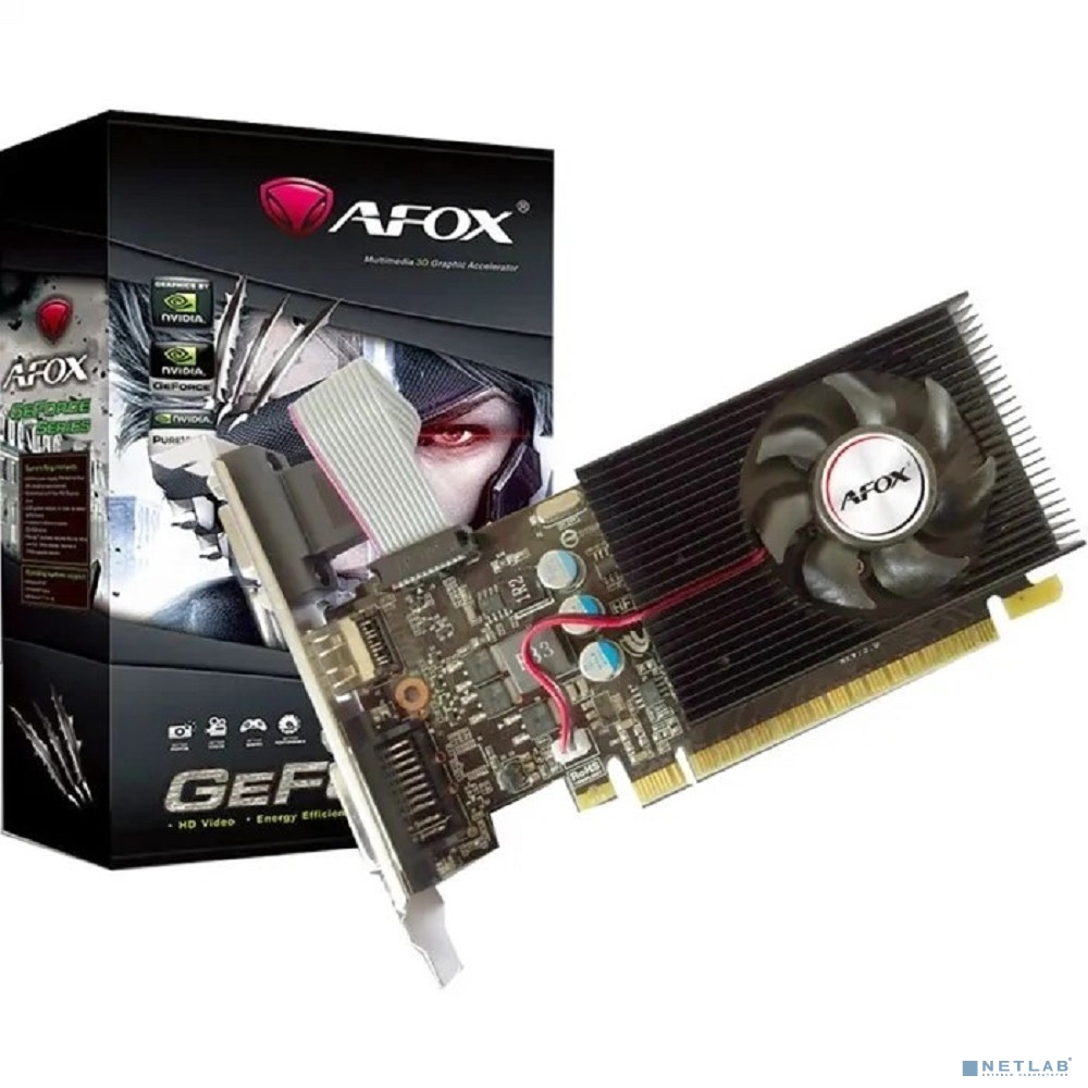 Видеокарта AFOX GT220 1GB DDR3 128bit DVI/HDMI (AF220-1024D3L2) RTL