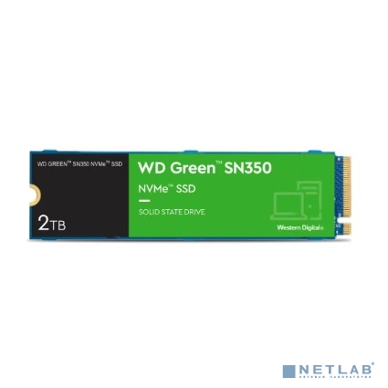 SSD WD Green SN350 NVMe WDS200T3G0C 2ТБ M2.2280 (QLC)