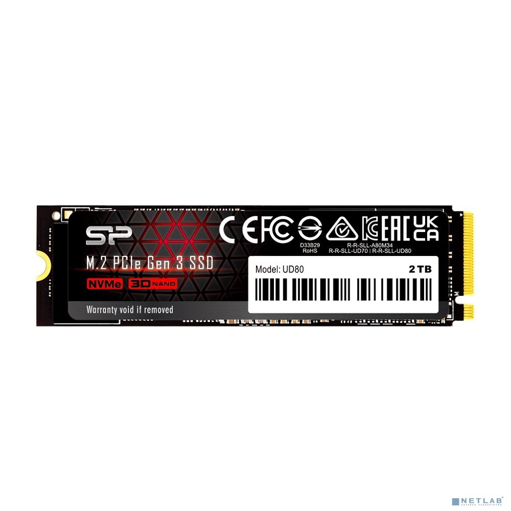Silicon Power SSD M.2 1TB UD80, M.2 2280, PCI-E 3x4, SP01KGBP34UD8005