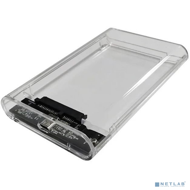 AgeStar 3UB2P6C Внешний корпус для HDD/SSD SATA III пластик прозрачный 2.5"
