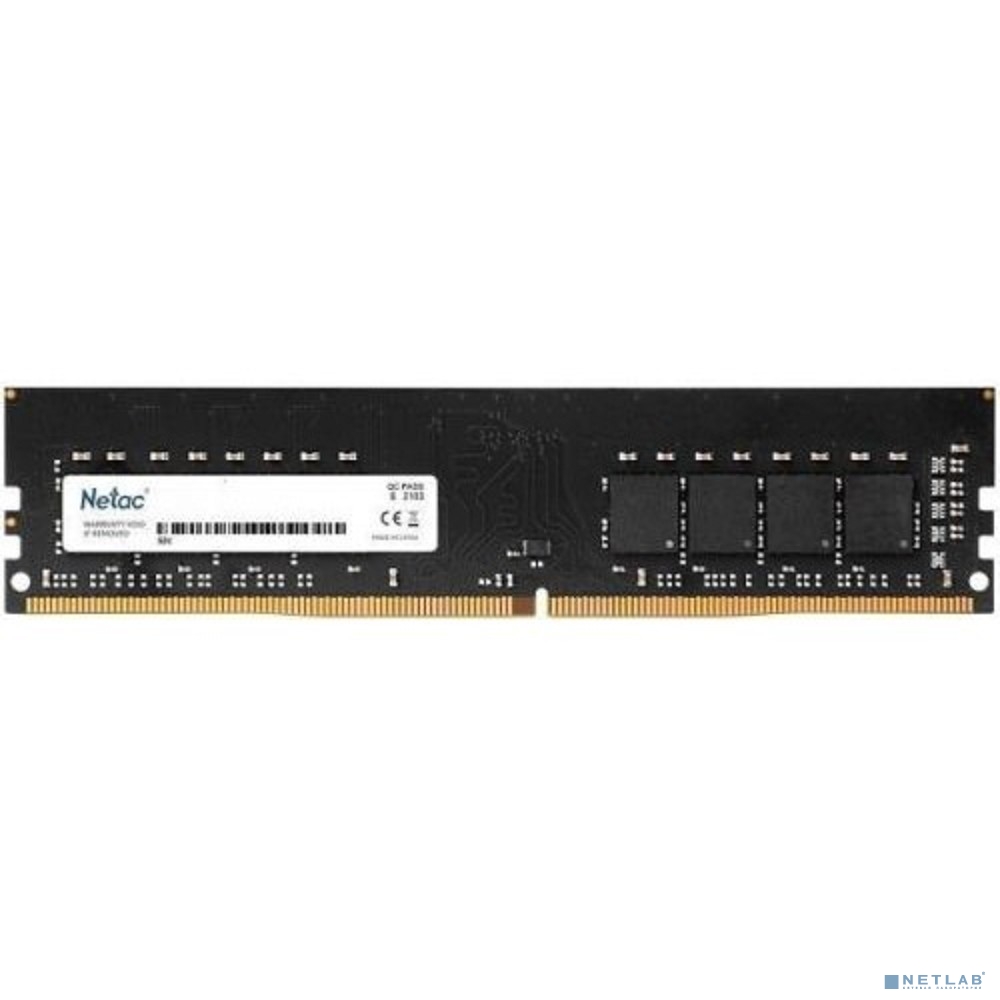 Память DIMM DDR4 16Gb PC25600 3200MHz CL22 Netac 1.2V RTL (NTBSD4P32SP-16J)