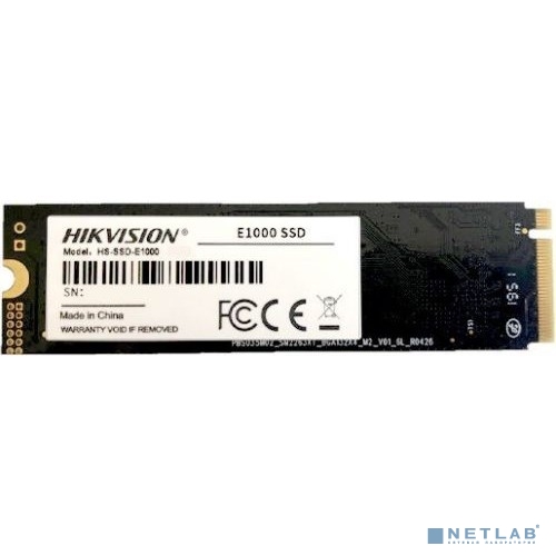 SSD M.2 HIKVision 256GB E1000 Series <HS-SSD-E1000/256G> (PCI-E 3.0 x4, up to 1950/1260MBs, 3D TLC, NVMe, 22x80mm)