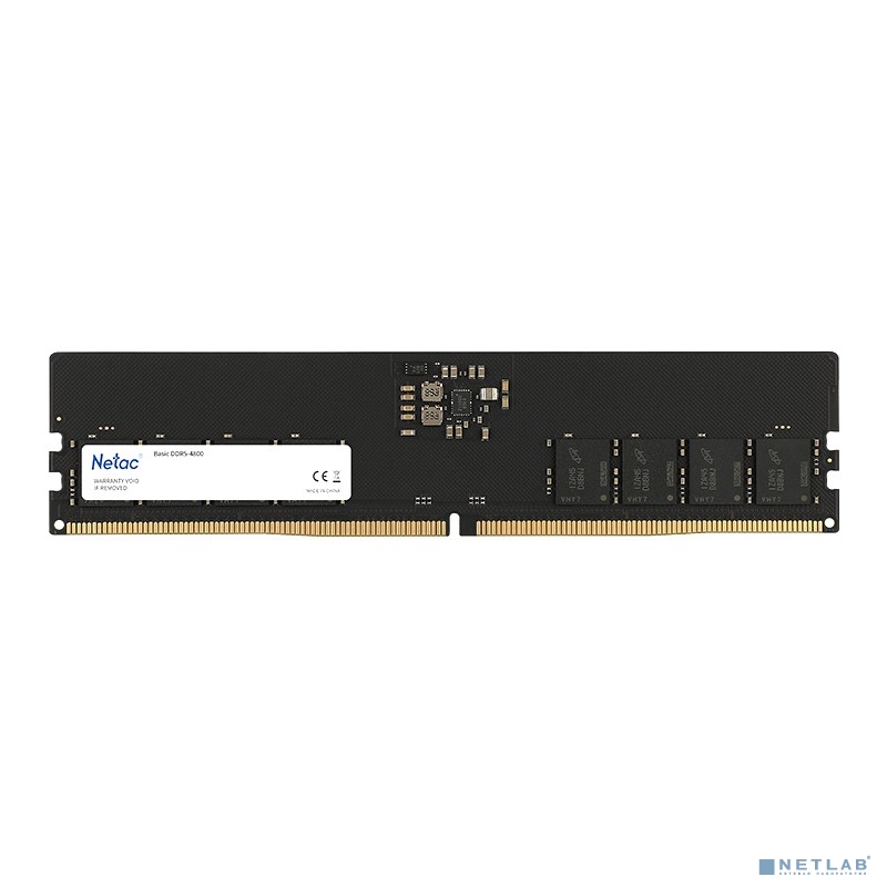 Модуль памяти DDR5 Netac Basic 8GB 4800MHz CL40 1.1V / NTBSD5P48SP-08