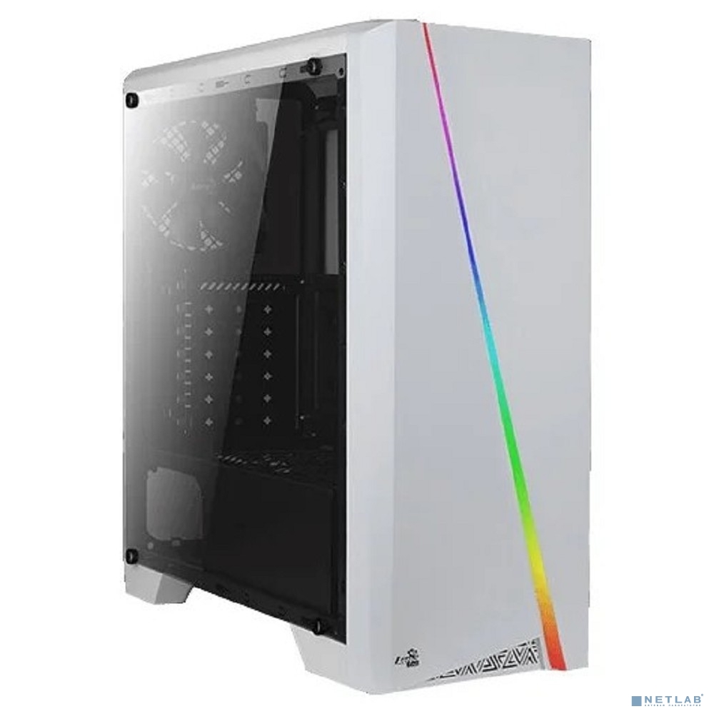 MidiTower Aerocool Cylon White без Б/П ATX, (PGS-V)