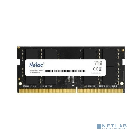Модуль памяти SO-DIMM DDR5 Netac Basic 16GB 4800MHz CL40 1.1V / NTBSD5N48SP-16