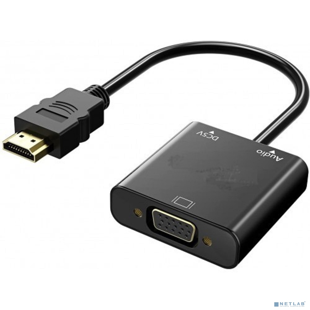 KS-is KS-426 Адаптер HDMI M в VGA F audio