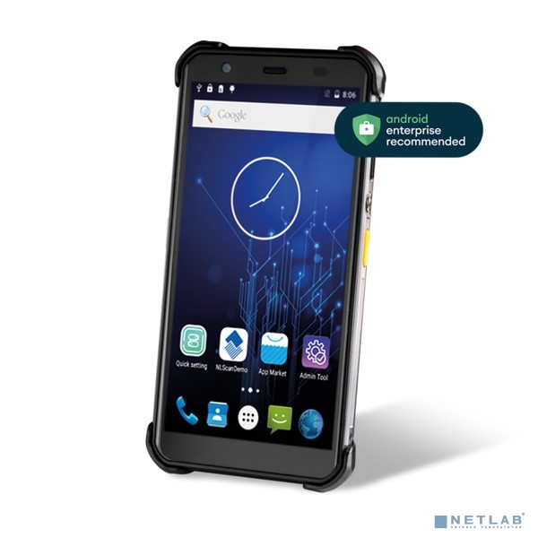 Newland Терминал сбора данных NLS-NFT10-W4 "NFT10 Pilot Pro Mobile Computer 5,7"" Touch Screen (Black) with 2D CMOS Imager with Laser Aimer & BT, Wi-Fi (dual band), 4G, GPS, Camera.Incl. wrist strap,