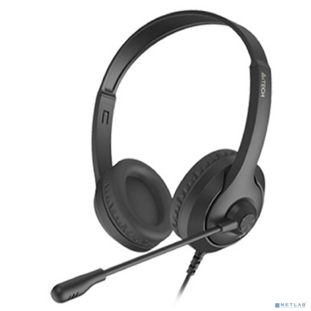 A4Tech Fstyler FH100 черный 2м накладные (FH100 (STONE BLACK))