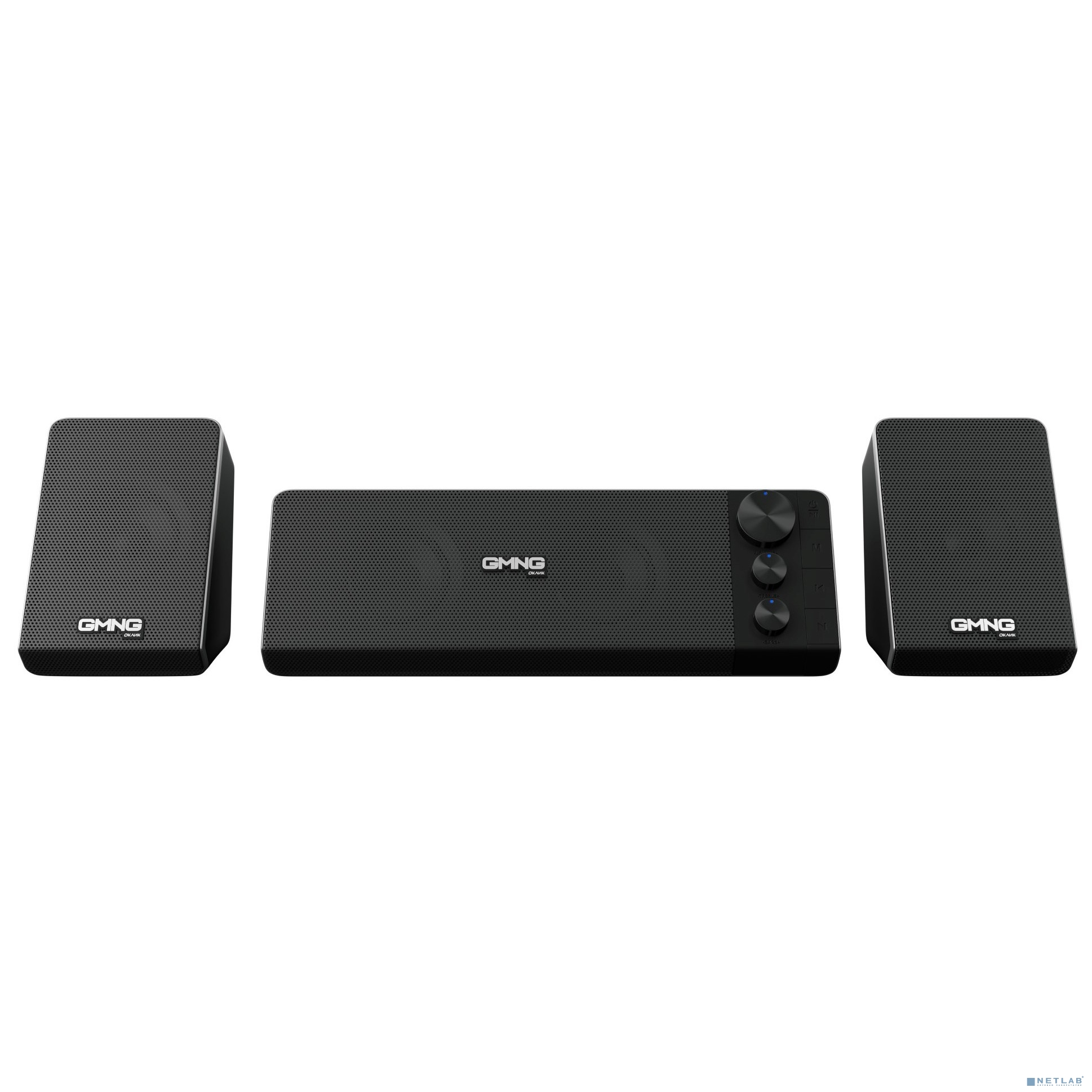 Oklick GMNG OK-450 2.1 черный 15Вт BT портативные