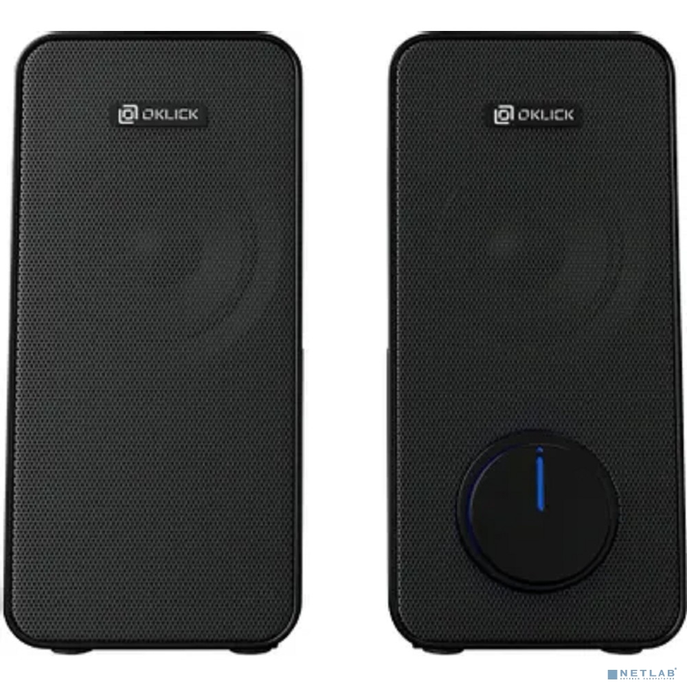 Oklick GMNG OK-175 2.0 черный 10Вт портативные