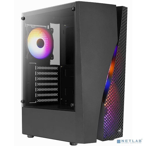 Корпус Aerocool Wave-G-BK-v2 черный без БП ATX 4x120mm 2x140mm 1xUSB2.0 2xUSB3.0 audio bott PSU