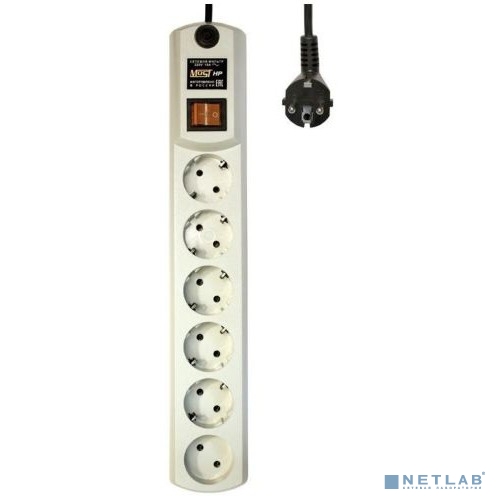 Сетевой фильтр MOST HP, 2м, белый