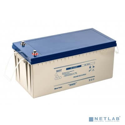 АКБ БАСТИОН SKAT SB 12200S AGM 12V 200Ач I зар.66А, клеммы под болт М6, гарантия 18 мес (8976)