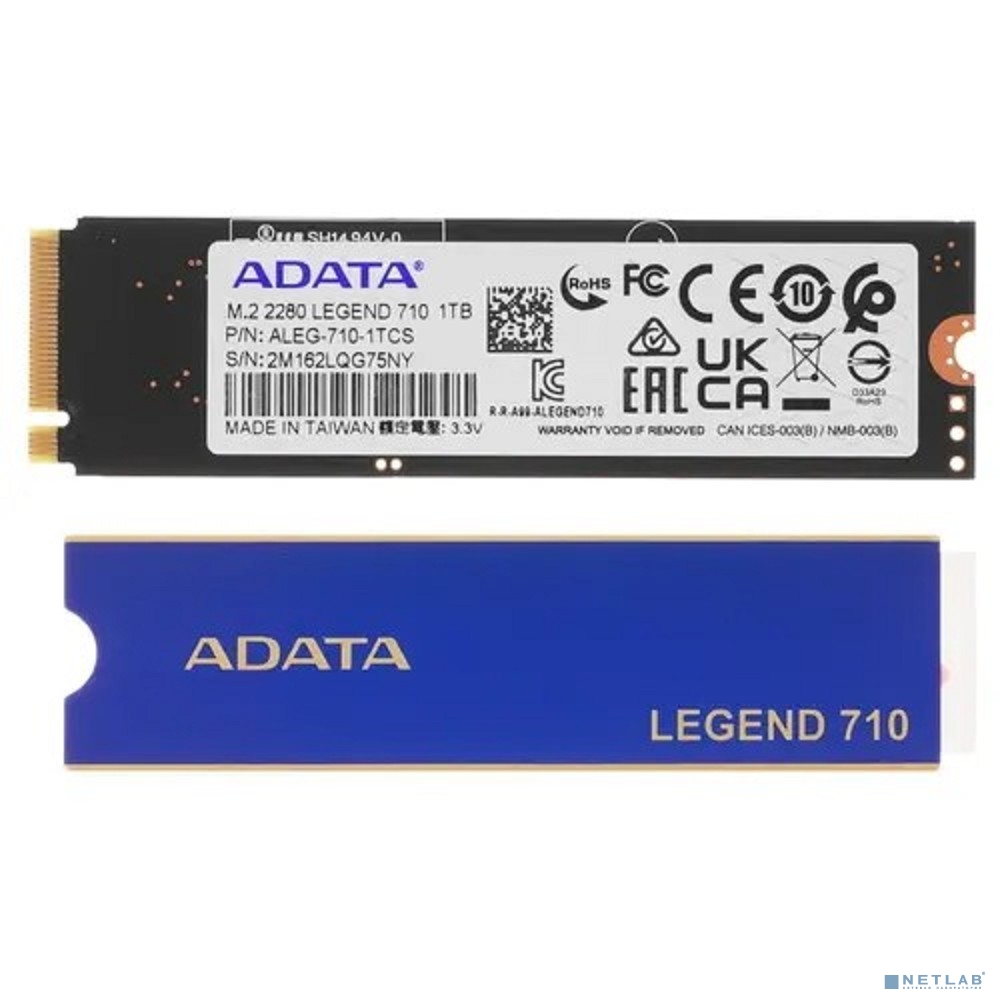 A-DATA SSD 1Tb Legend 710 M.2 2280, PCI-E 3.0 x4 ALEG-710-1TCS