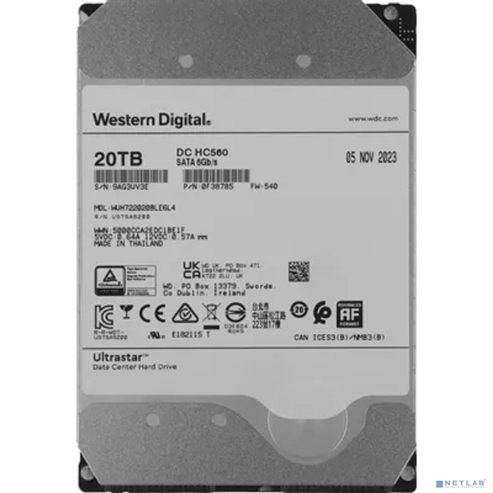 20Tb WD Ultrastar DC HC560 (38643)