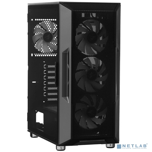 Корпус Zalman i3 NEO Mid Tower (ATX/M-ATX/Mini-ITX, без БП, Steel, Plastic, Tempered Glass, 4x120mm FAN RGB LED Effect)