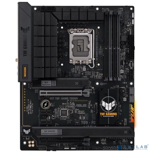 ASUS TUF GAMING B760-PLUS WIFI D4 (Socket 1700, ATX, 4xDDR4(128GB),DP/HDMI, 1xPCIe 5.0x16/1xPCIe 3.0x16/2xPCIe 3.0, 1xLAN (2.5GbE), Wi-Fi, BT, 4xSATA 6Gb/s, 3xM.2, 1xType-C, 4xUSB 3.2, 1xUSB 2.0)