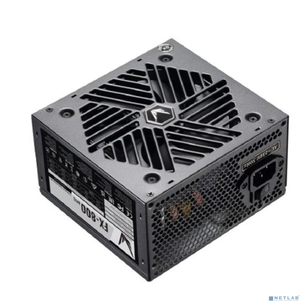 Блок питания Formula ATX 800W FX-800 (24+4+4pin) APFC 120mm fan 4xSATA RTL