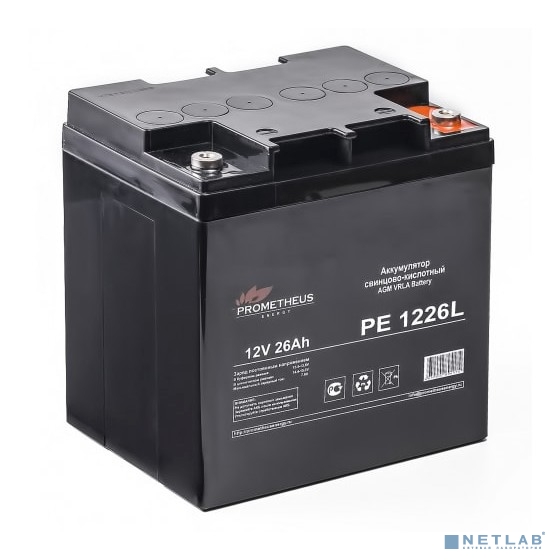 Prometheus Energy PE1226L (12V 26Ah) аккумулятор свинцово-кислотный